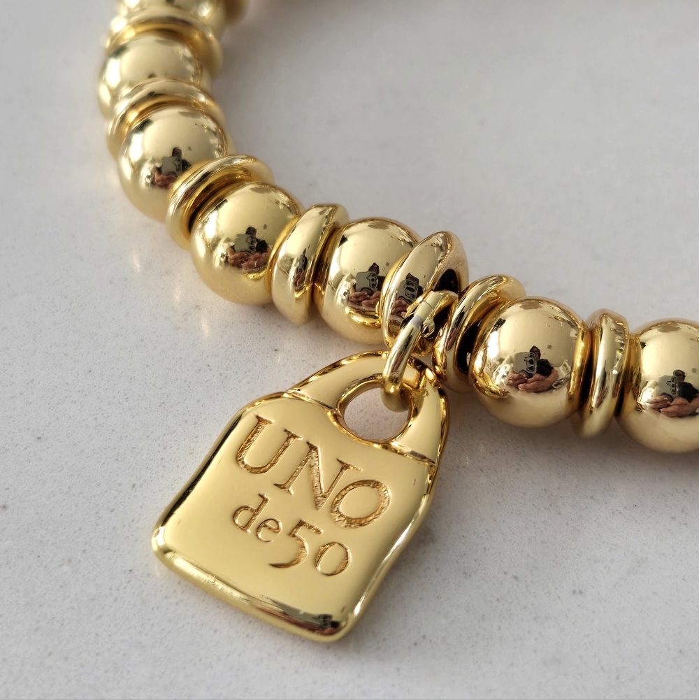 UNO de 50 Bracelet • BOHEMIAN • Gold - Picture 3 of 10